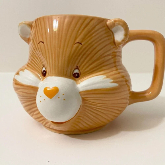 Vintage 1984 Care Bear Mug Friend Bear Ceramic Cup American Greeting Care  Bears - Picture 3 of 12